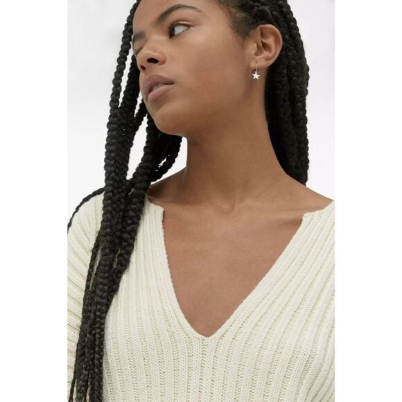 Urban Outfitters Palmer Deep V-Neck Tunic Jumper Sweater Size XS - Picture 3 of 12